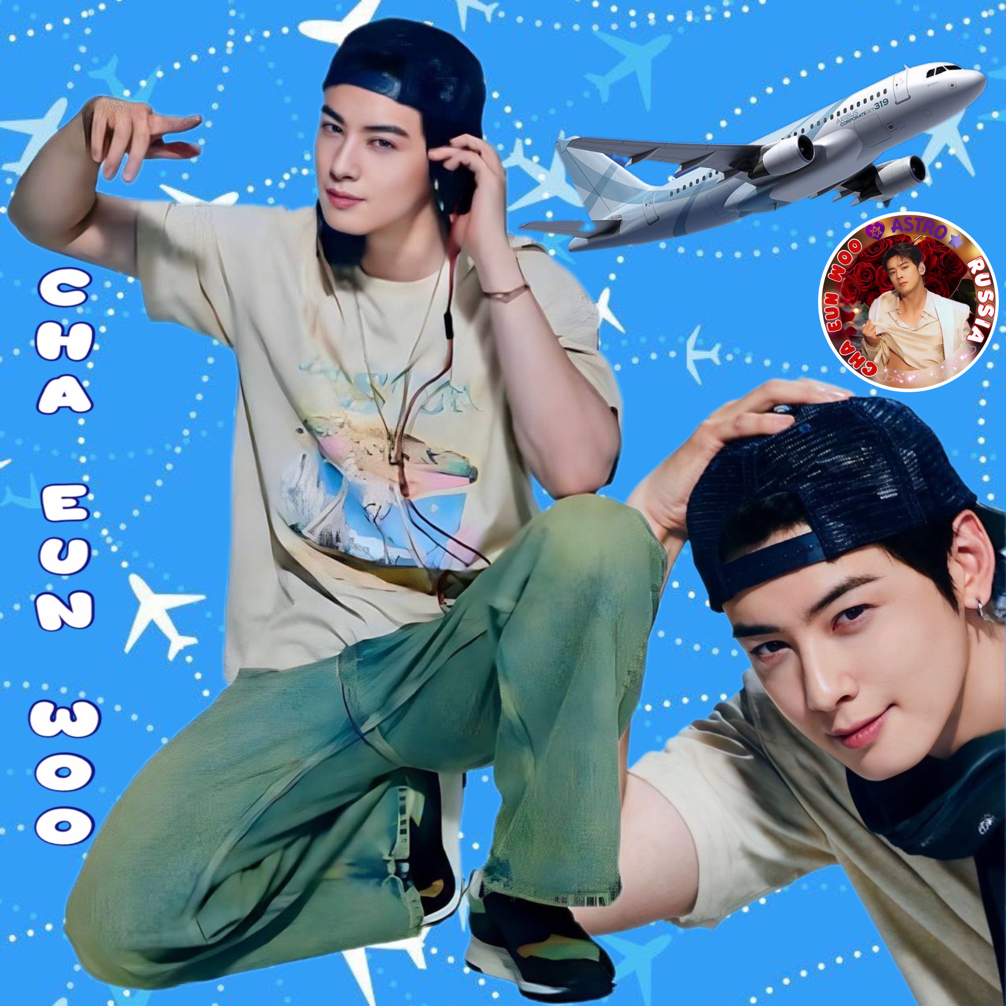 Behind-the-scenes cut of Cha Eunwoo