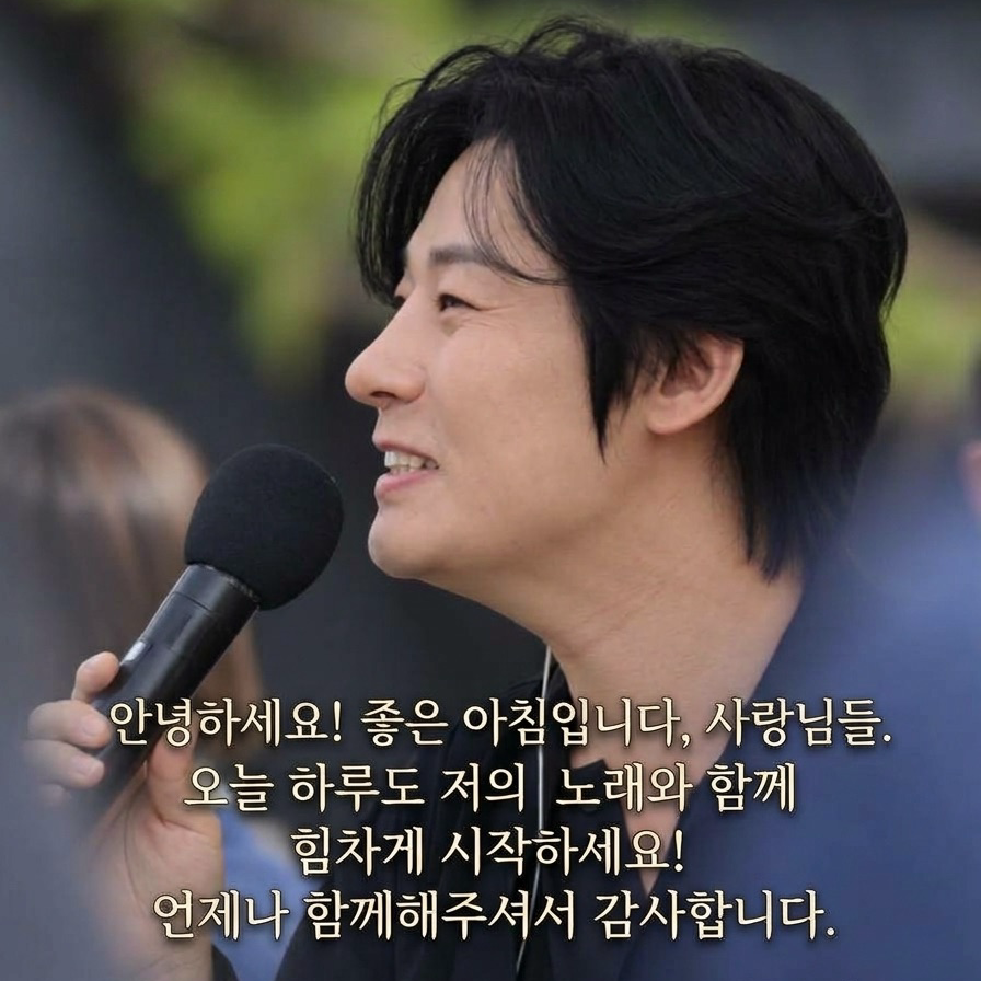 A moment captured by a fan of Kang Moonkyung