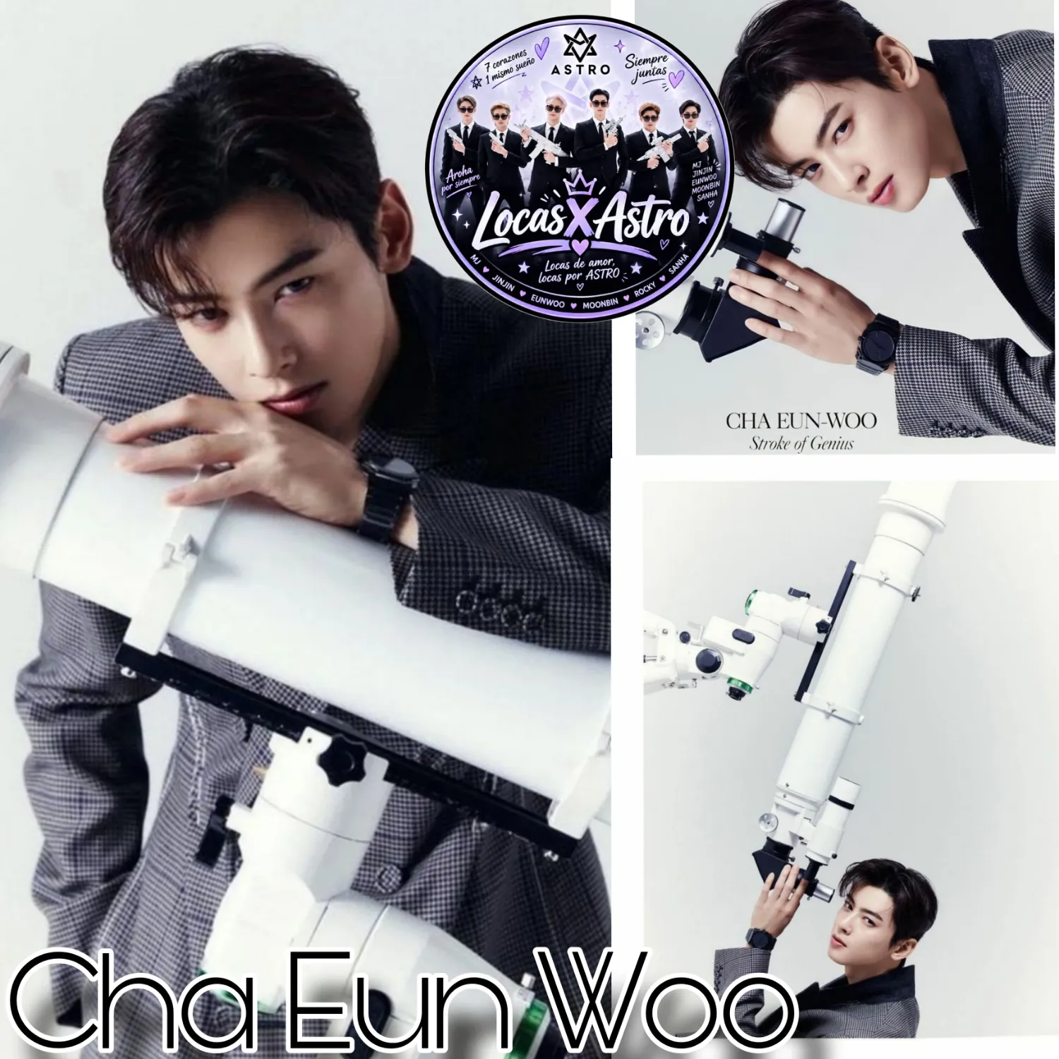 Recent activity shot of Cha Eunwoo