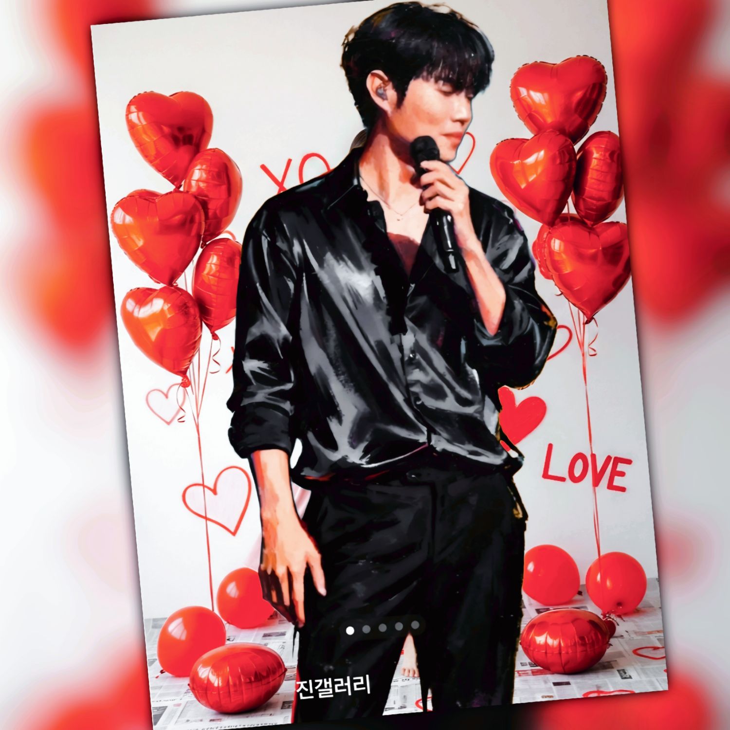 A moment captured by a fan of Son Taejin