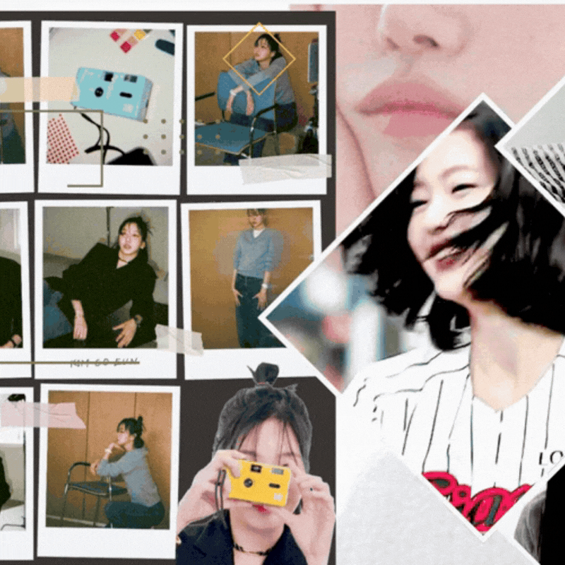 キム・ゴウンのビハインドカット