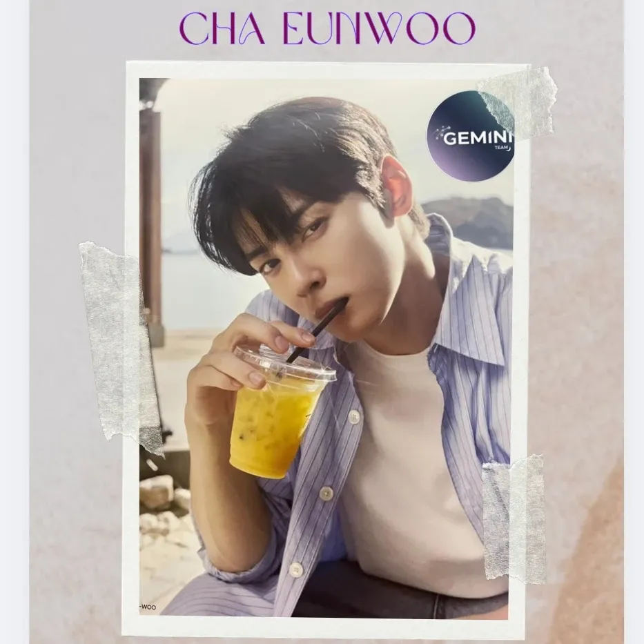 Behind-the-scenes cut of Cha Eunwoo