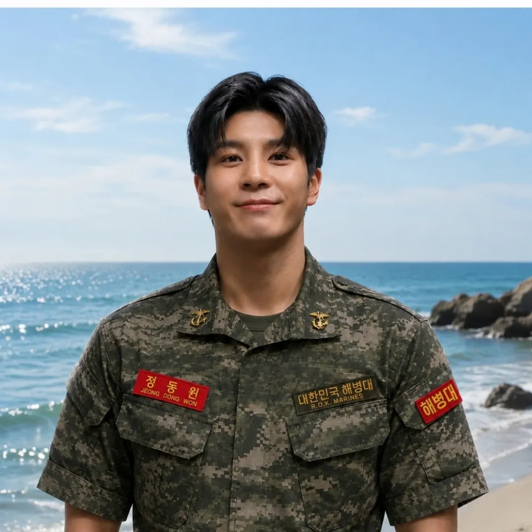 Behind-the-scenes cut of Jeong Dongwon