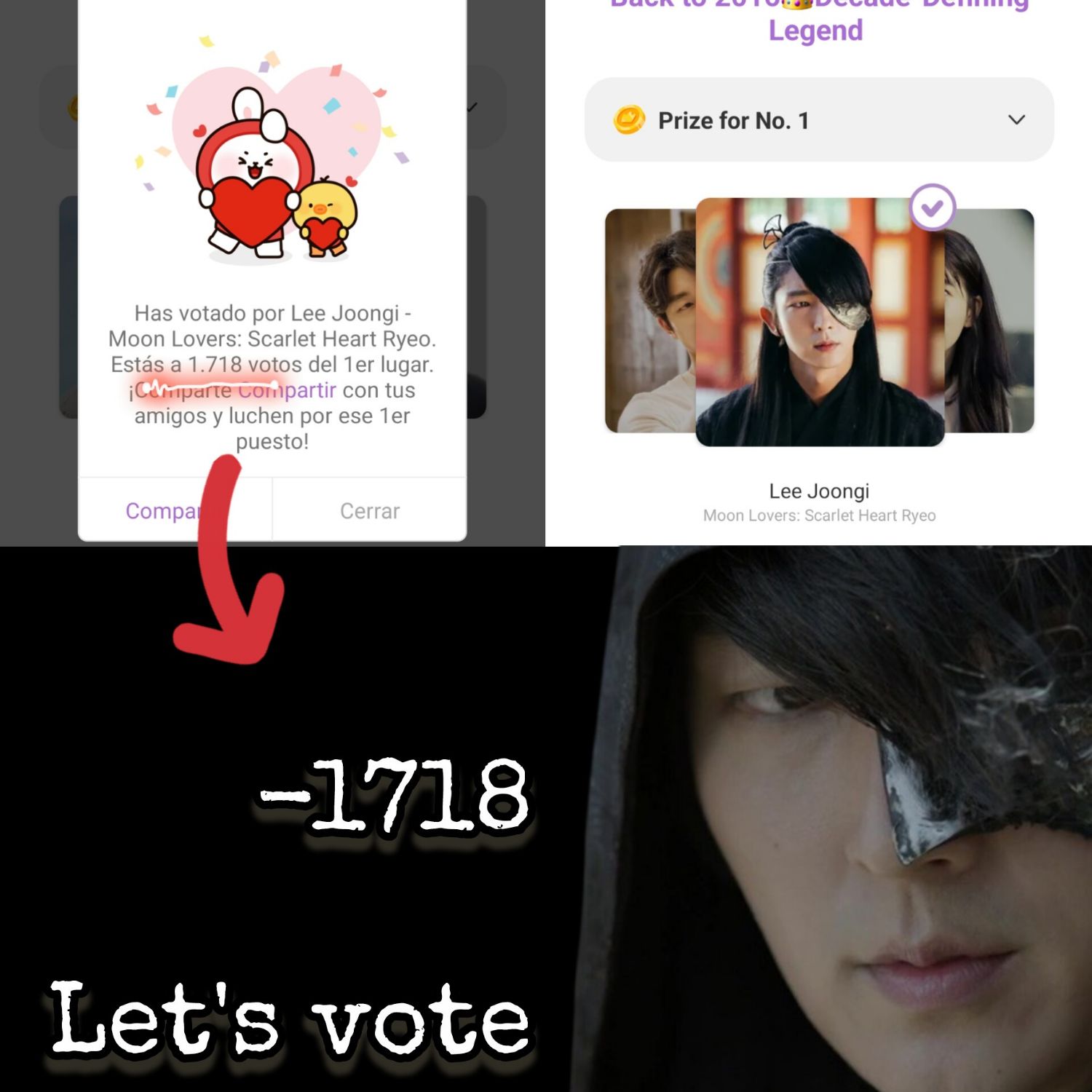 Behind-the-scenes cut of Lee Joongi