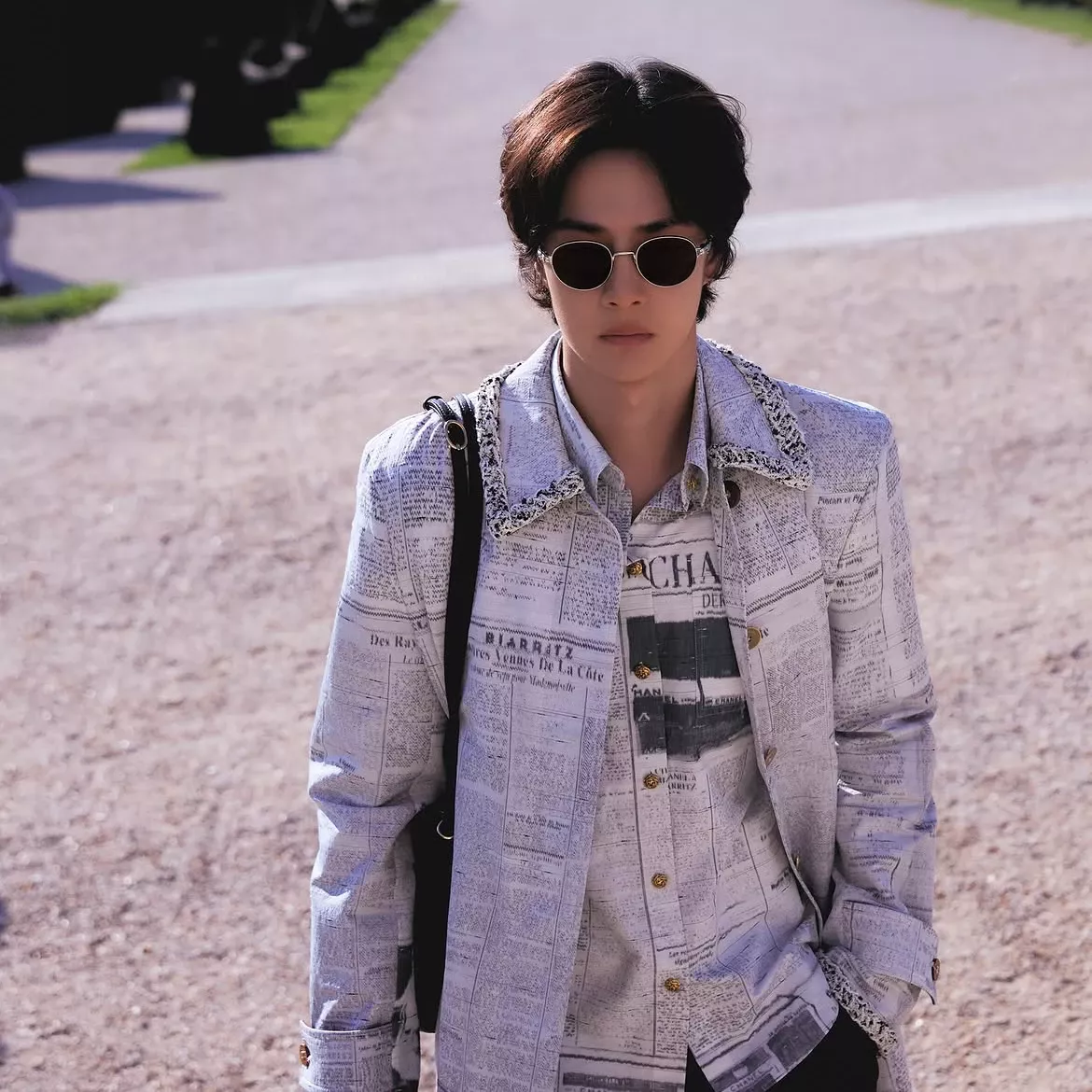 A moment captured by a fan of Wang Yibo