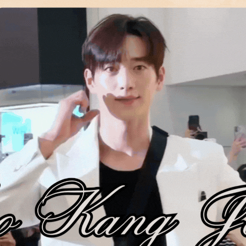 Behind-the-scenes cut of Seo Kangjoon