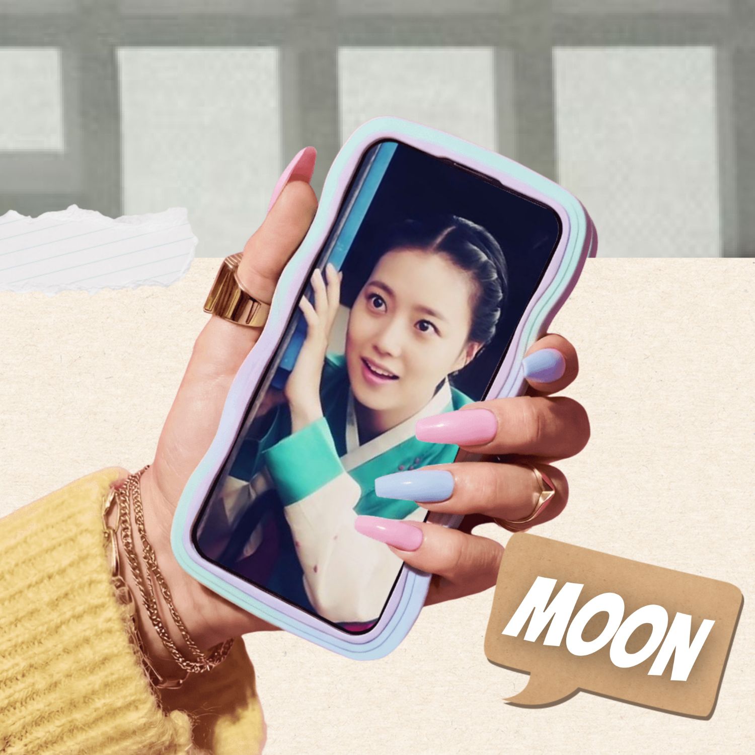 Behind-the-scenes cut of Moon Chaewon