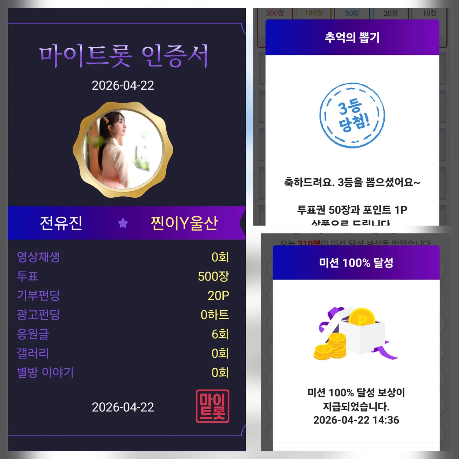 全裕珍的幕後花絮