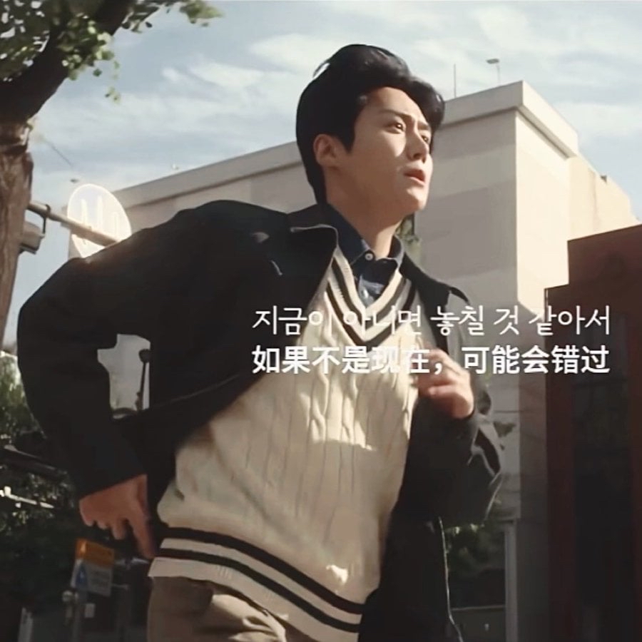 Behind-the-scenes cut of Kim Seonho