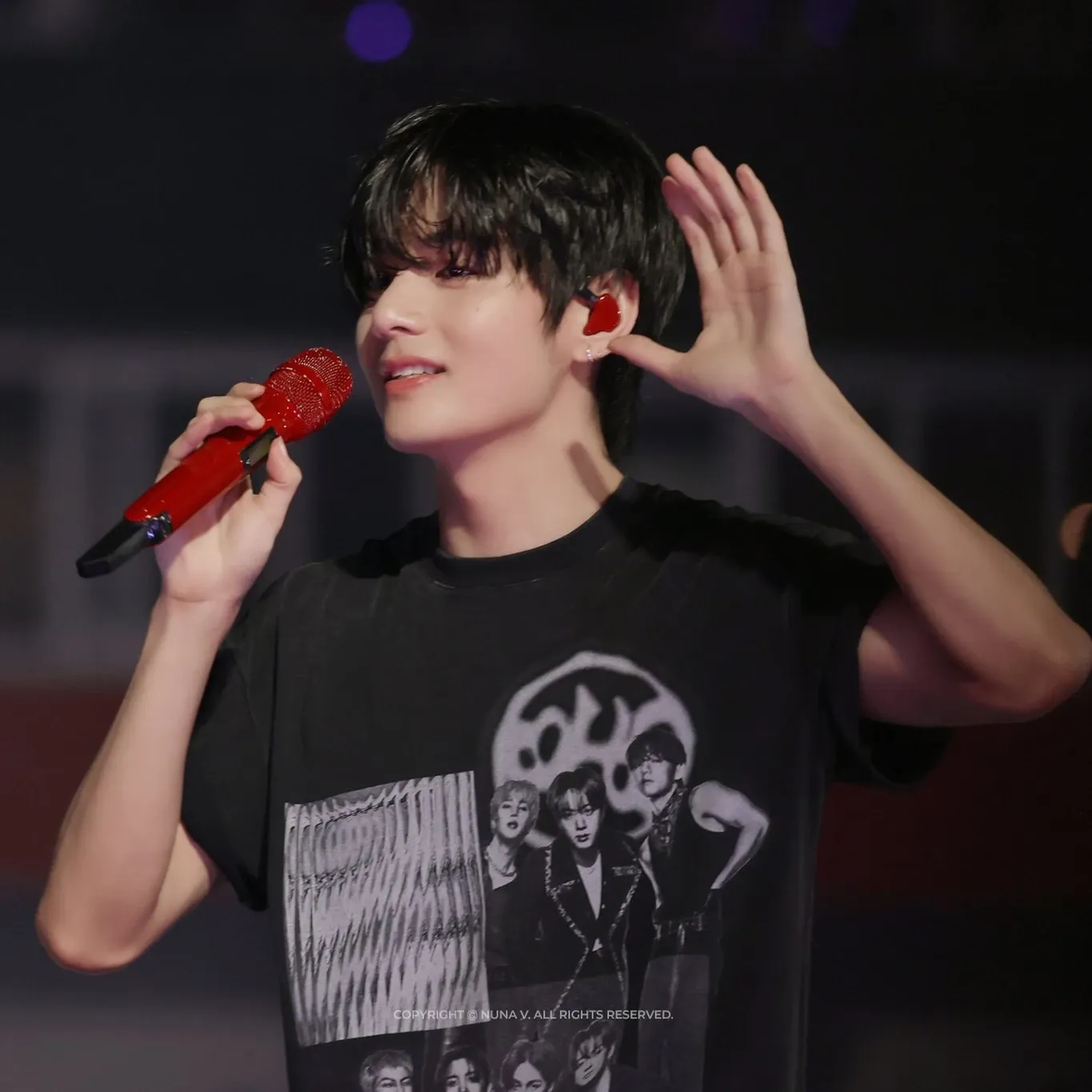 A moment captured by a fan of Kim Taehyung (V)