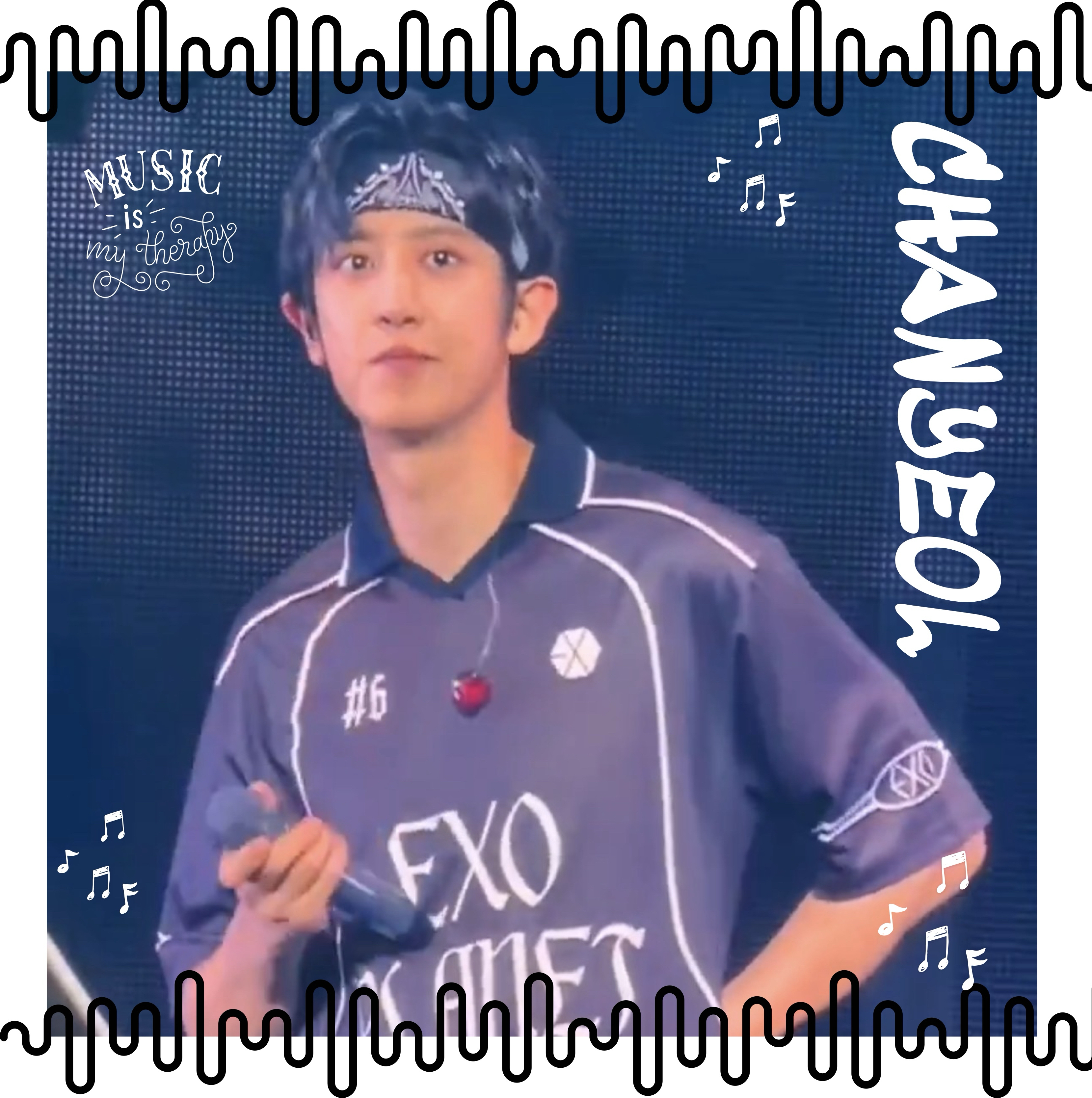 Behind-the-scenes cut of Chanyeol