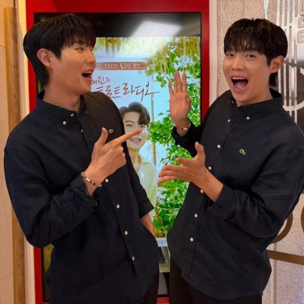 A moment captured by a fan of Son Taejin