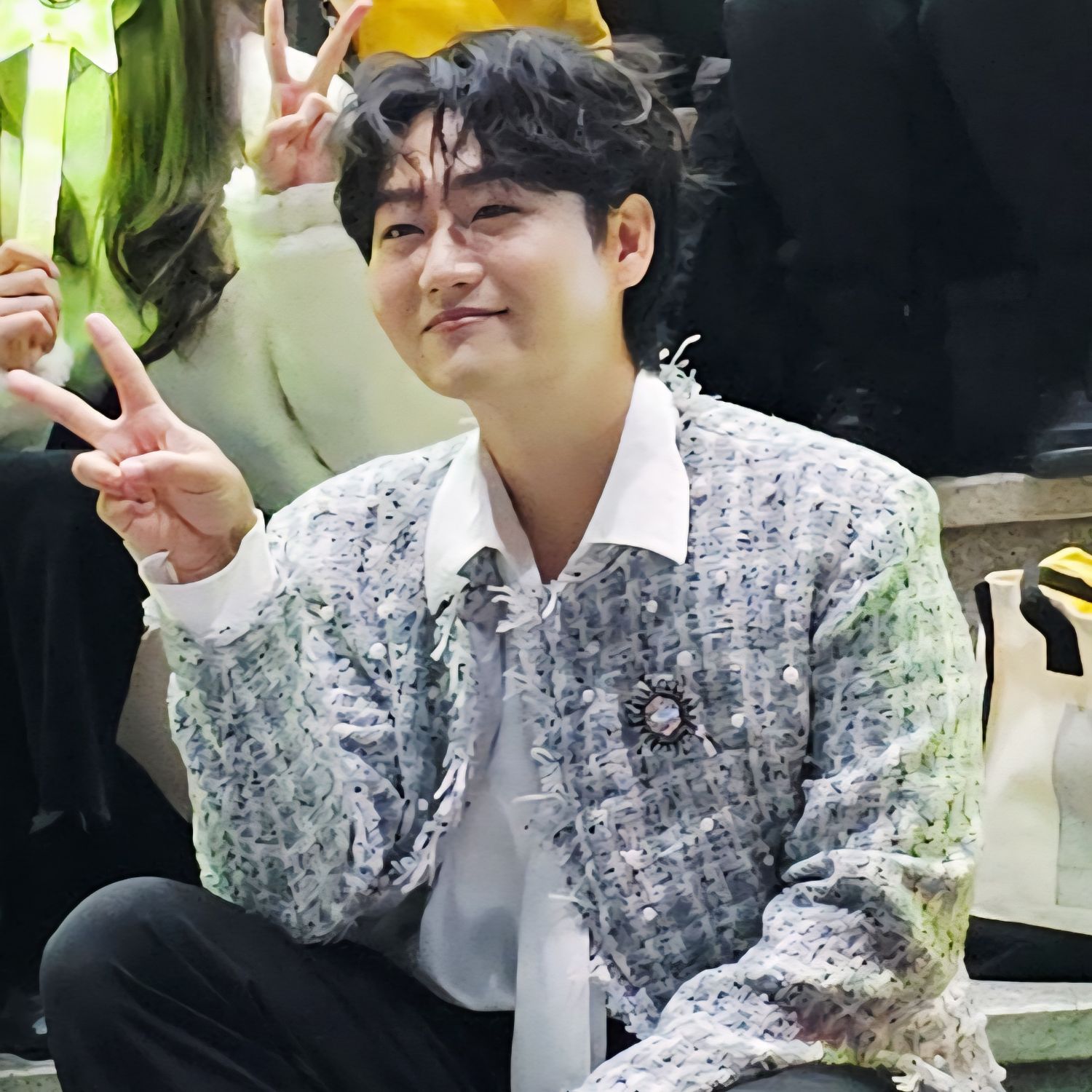 A moment captured by a fan of Min Soohyun