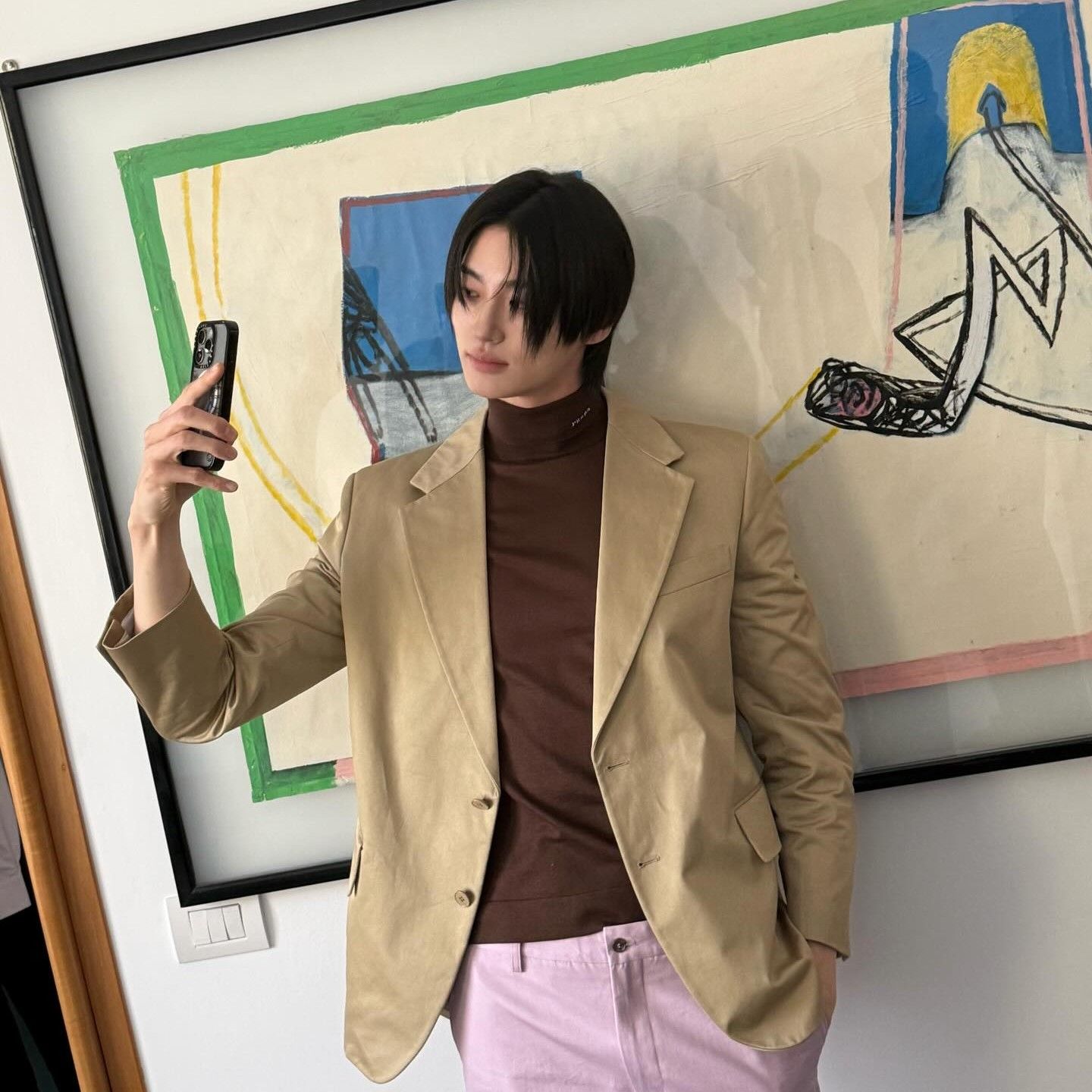 A moment captured by a fan of Byeon Wooseok