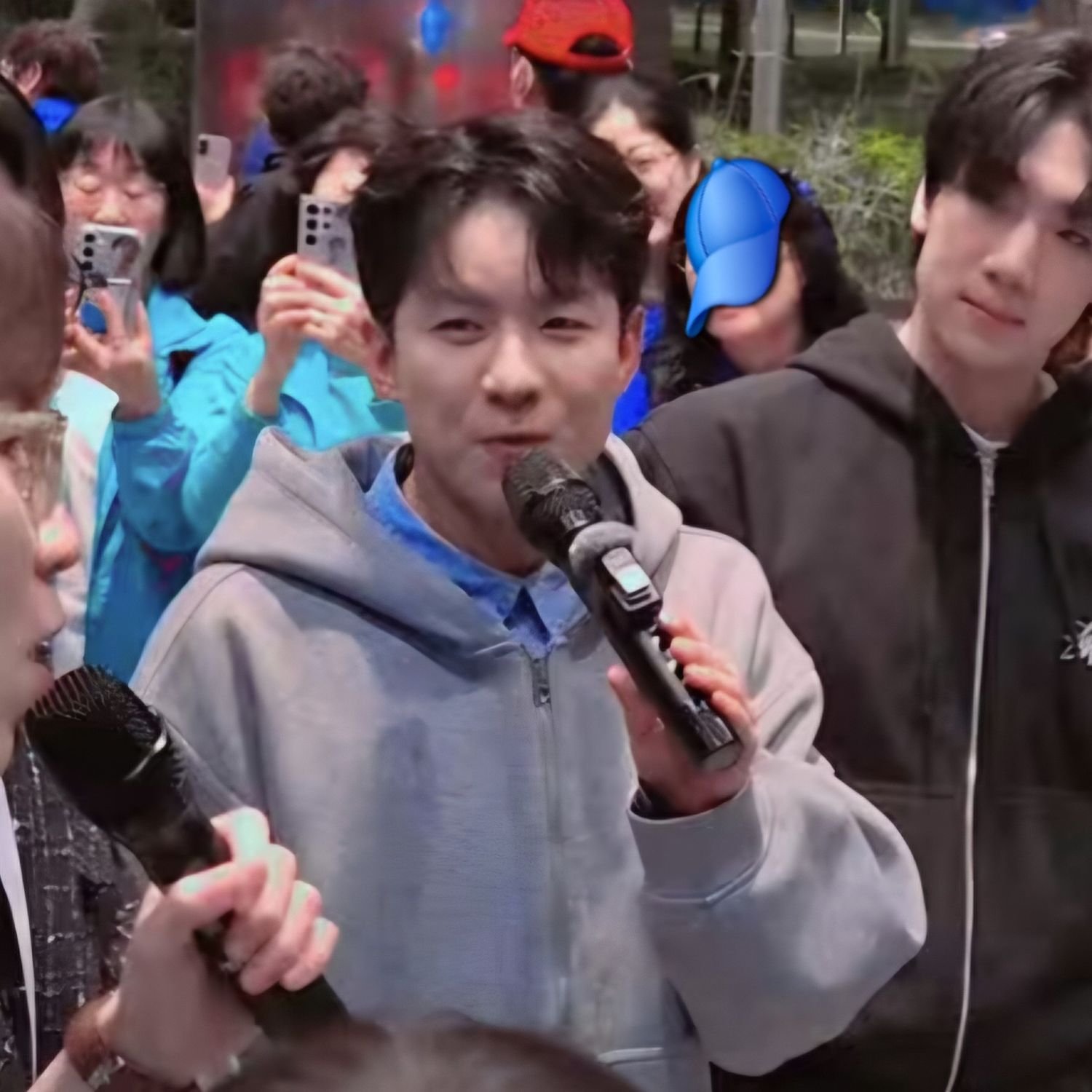 Behind-the-scenes cut of Na Taejoo