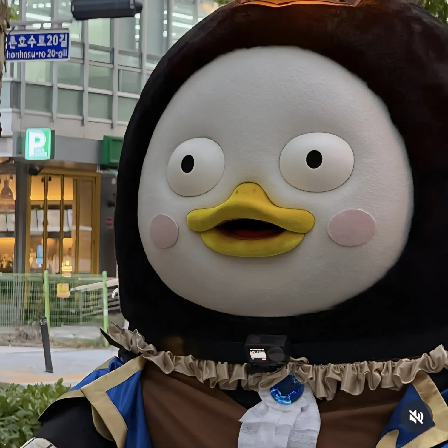 ファンが撮影したペンスの瞬間
