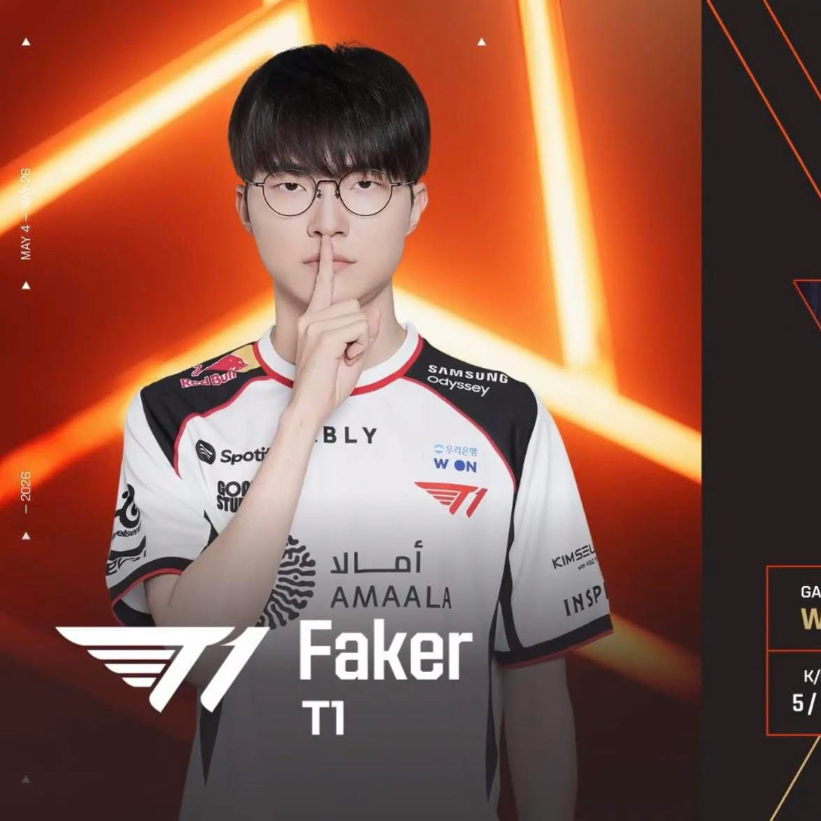 A moment captured by a fan of Faker