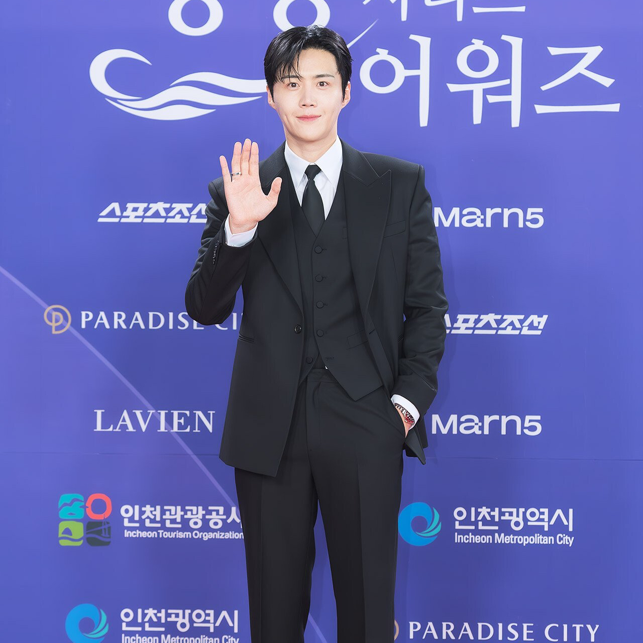 A moment captured by a fan of Kim Seonho