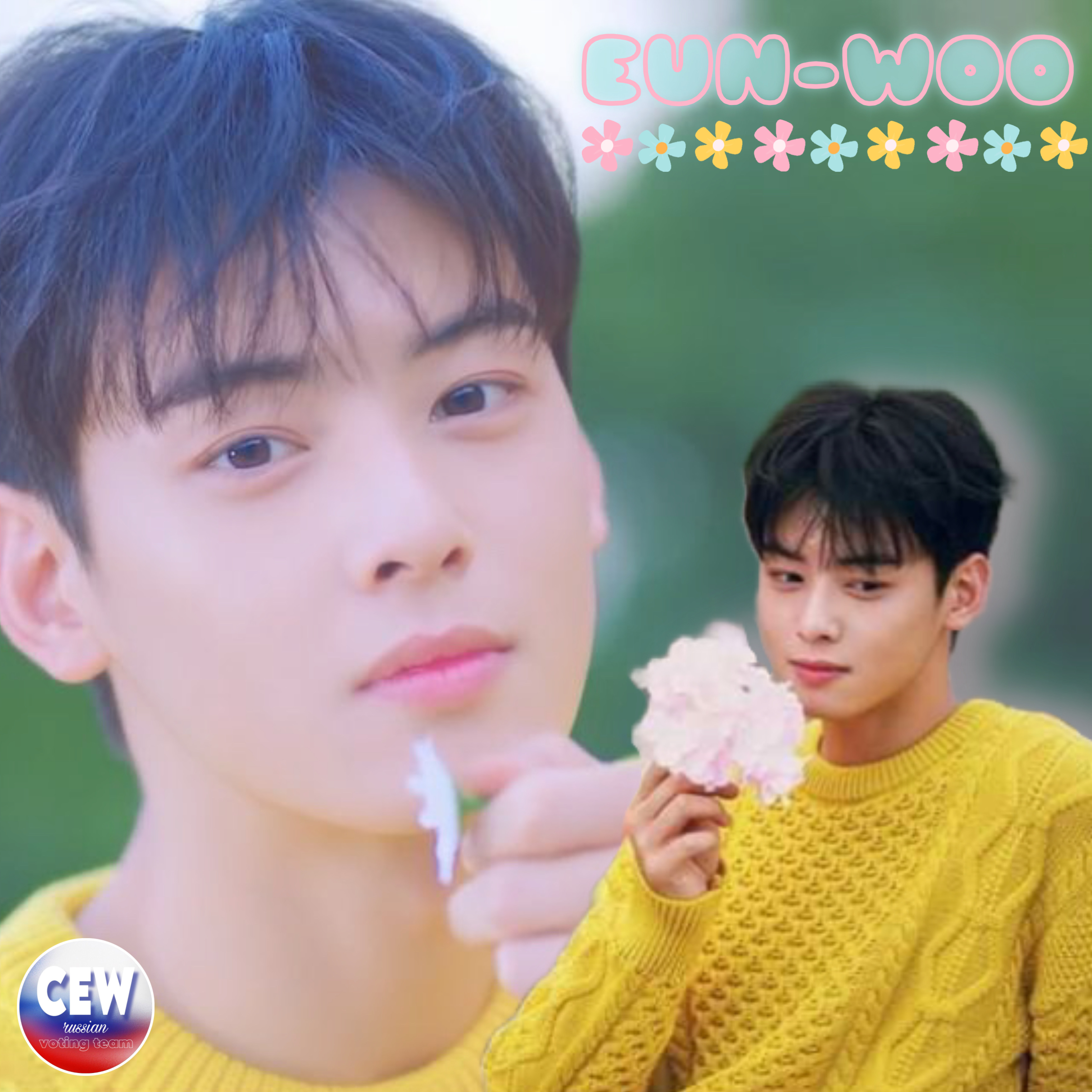 Behind-the-scenes cut of Cha Eunwoo