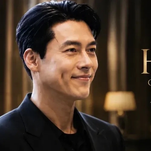 Recent activity shot of Hyun Bin