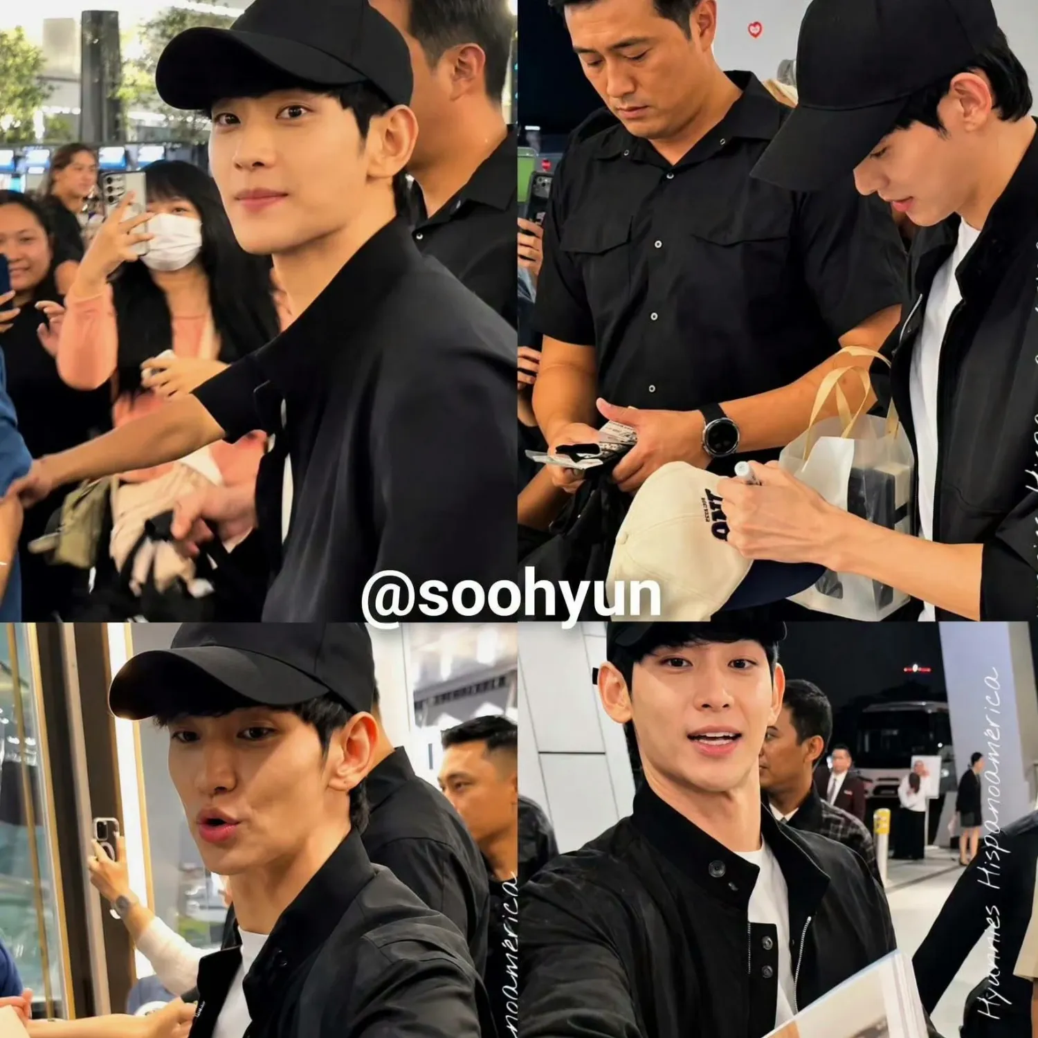 Recent activity shot of Kim Soohyun