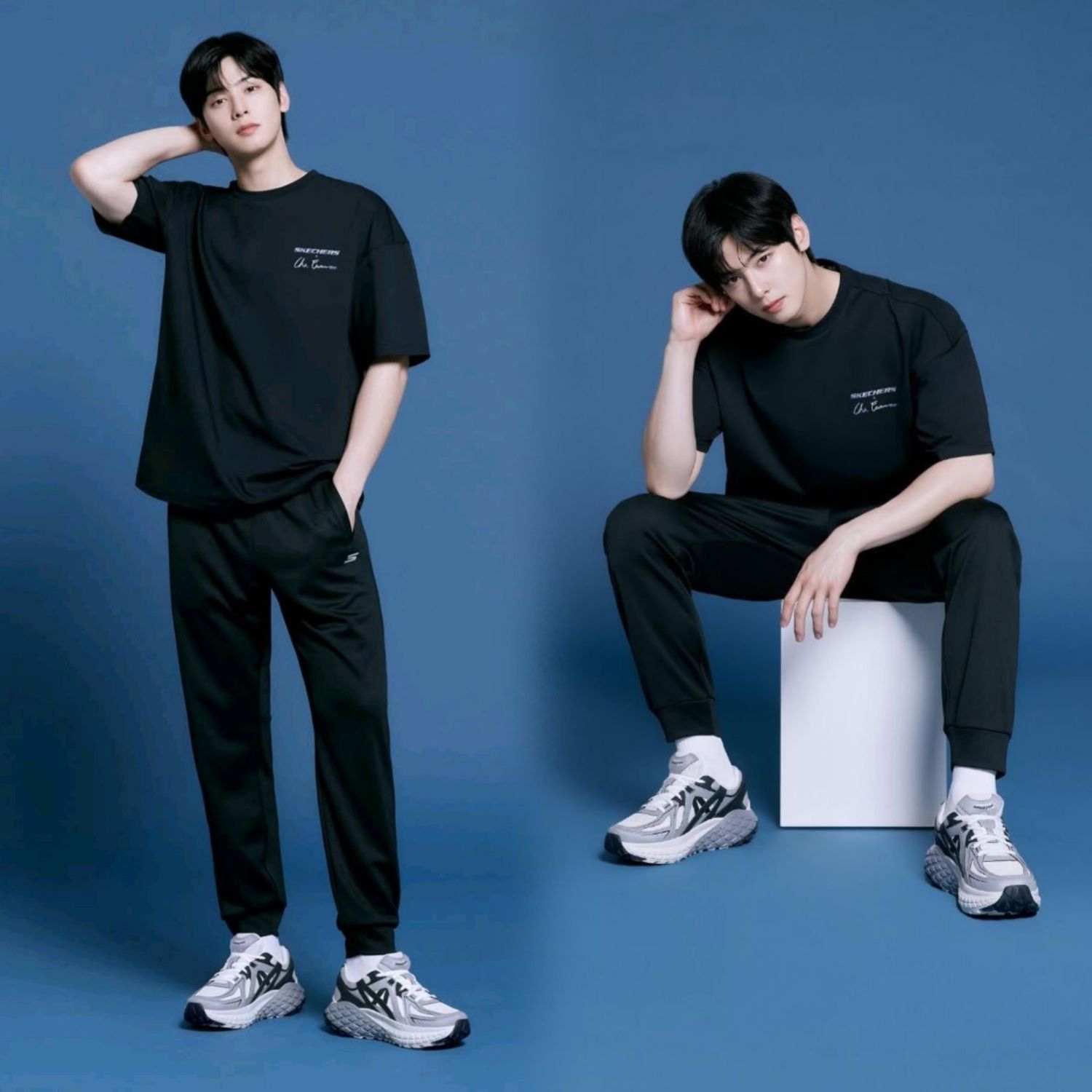 Behind-the-scenes cut of Cha Eunwoo