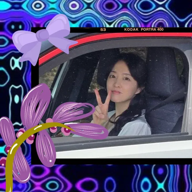 Behind-the-scenes cut of Park Boyoung
