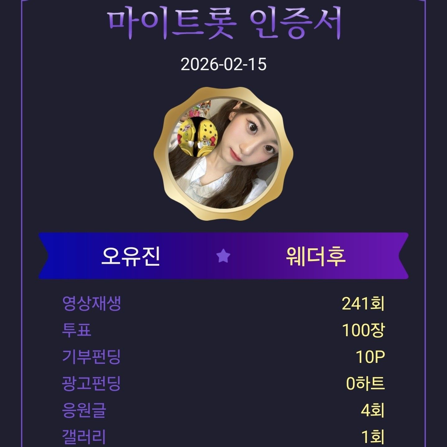 Oh Yujin的幕後花絮