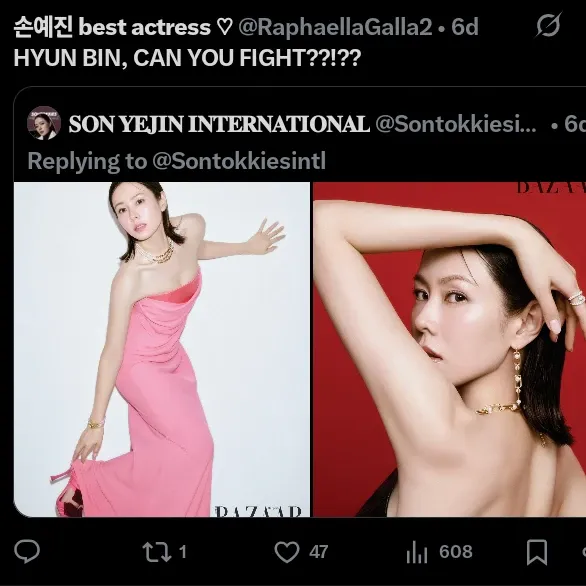A moment captured by a fan of Son Yejin