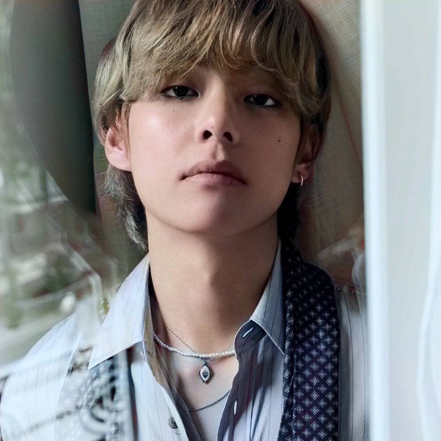 Recent activity shot of Kim Taehyung (V)
