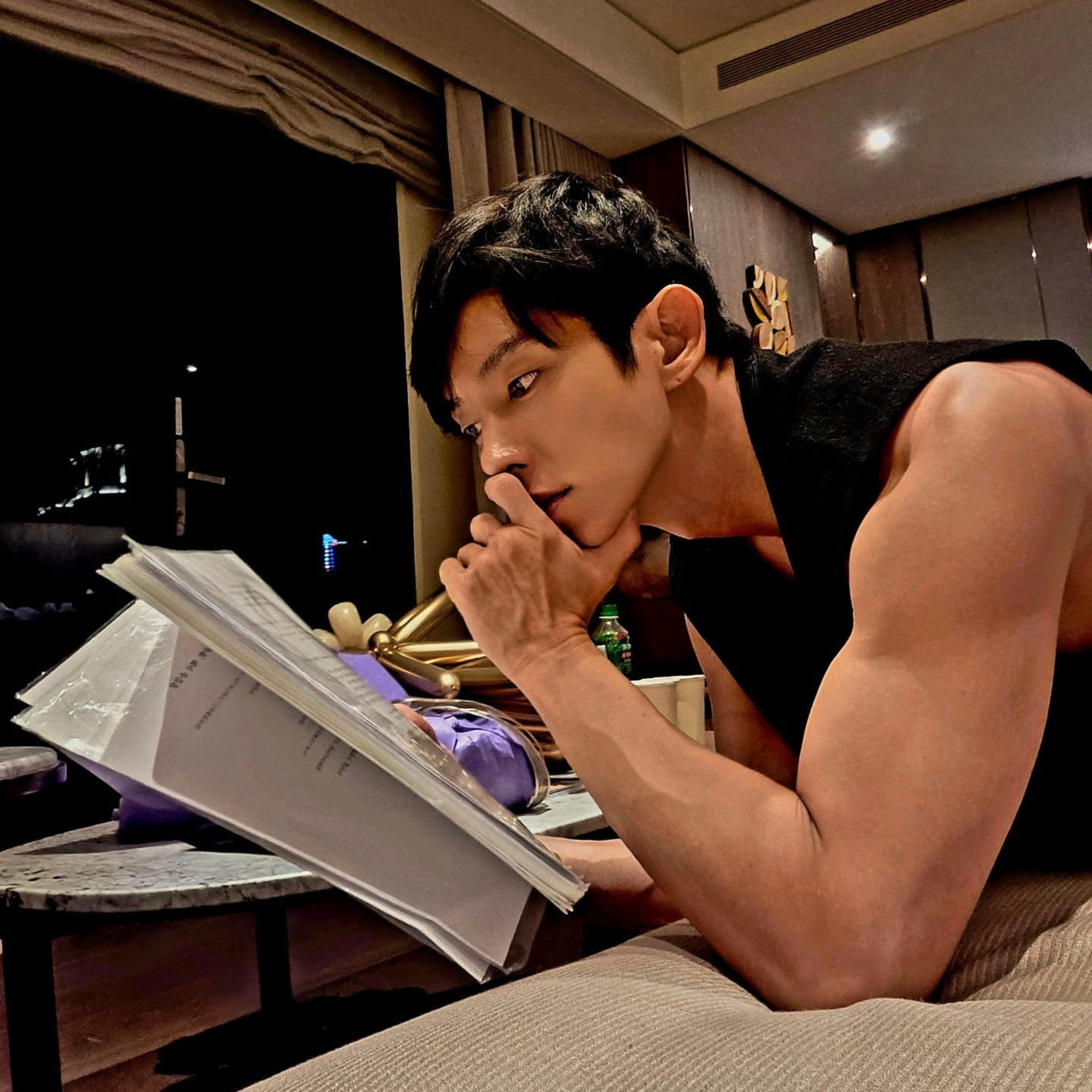 Momen yang diabadikan oleh penggemar Lee Joongi