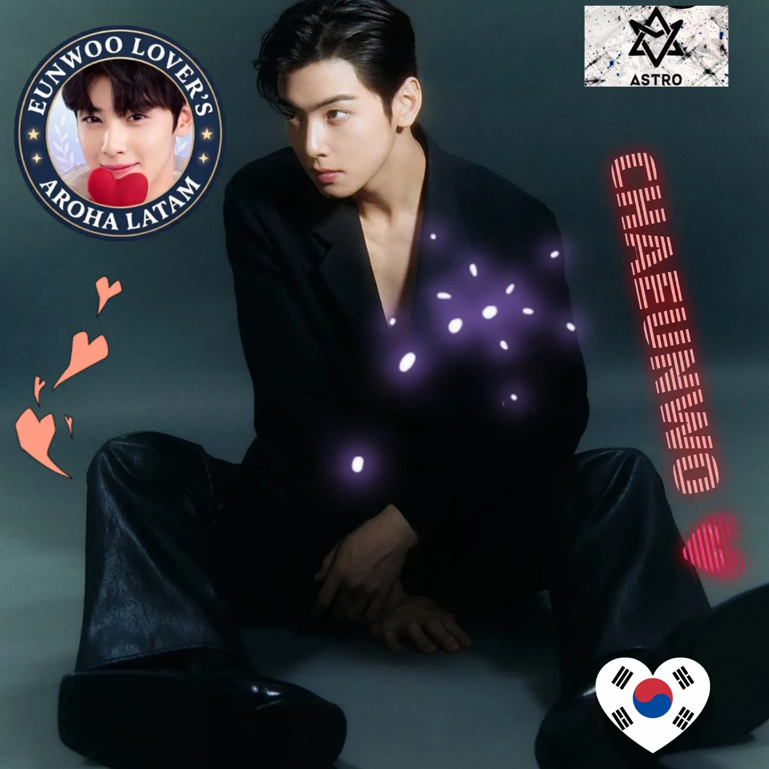 Behind-the-scenes cut of Cha Eunwoo