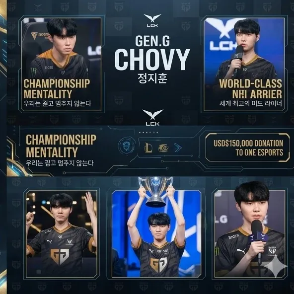 Behind-the-scenes cut of Chovy