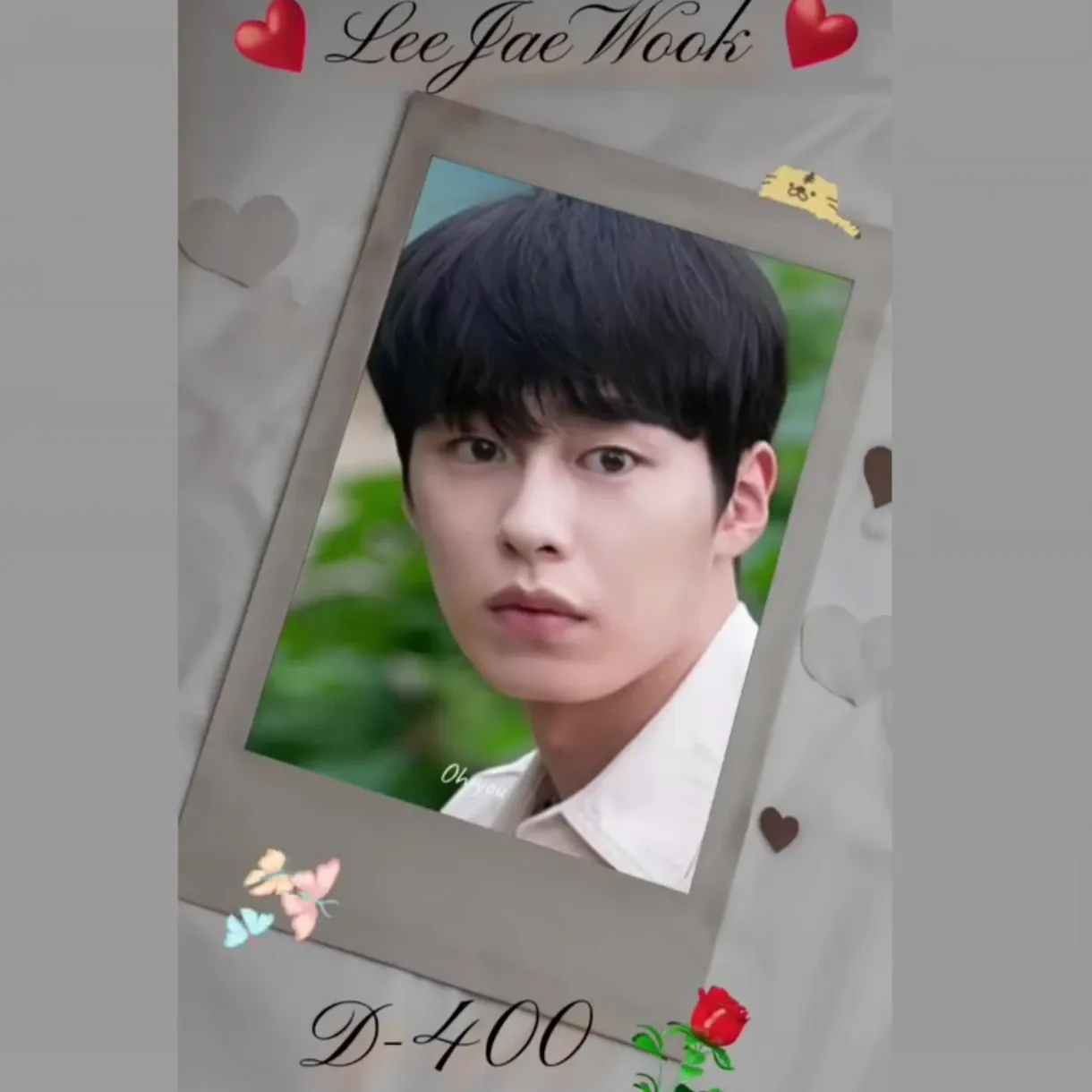 Recent activity shot of Lee Jaewook