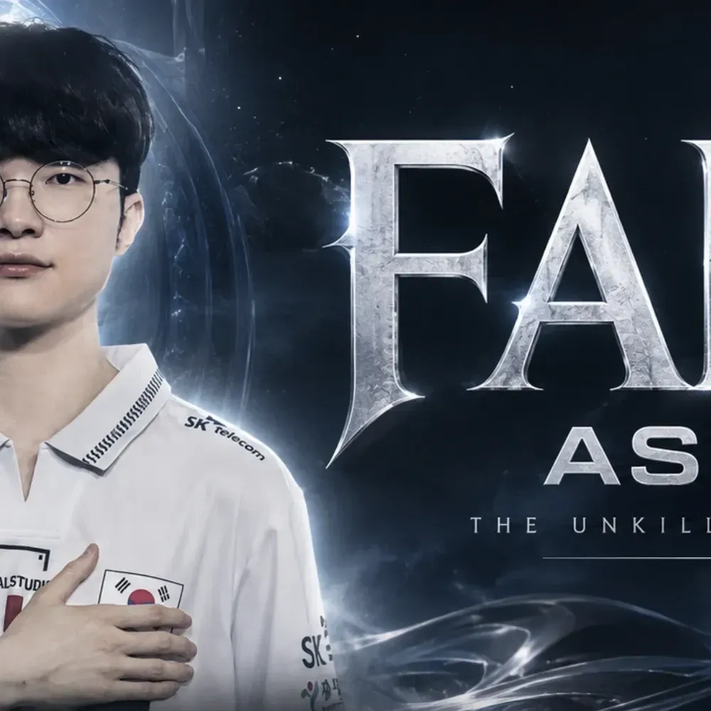 Recent activity shot of Faker
