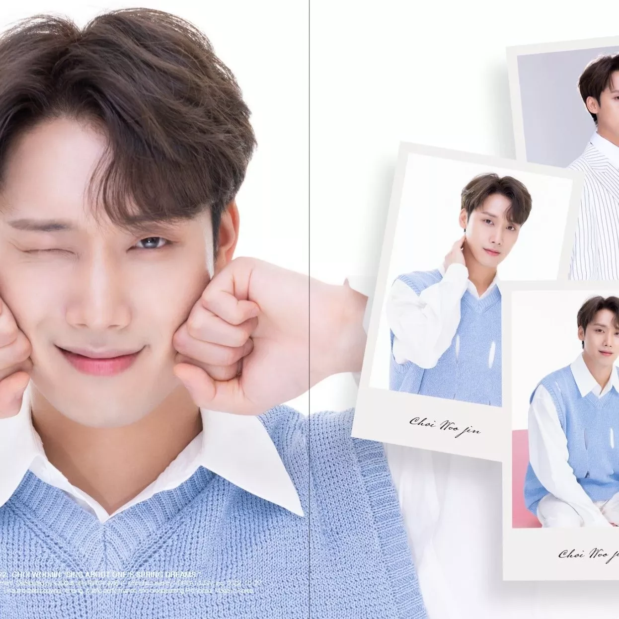 Behind-the-scenes cut of Choi Woojin