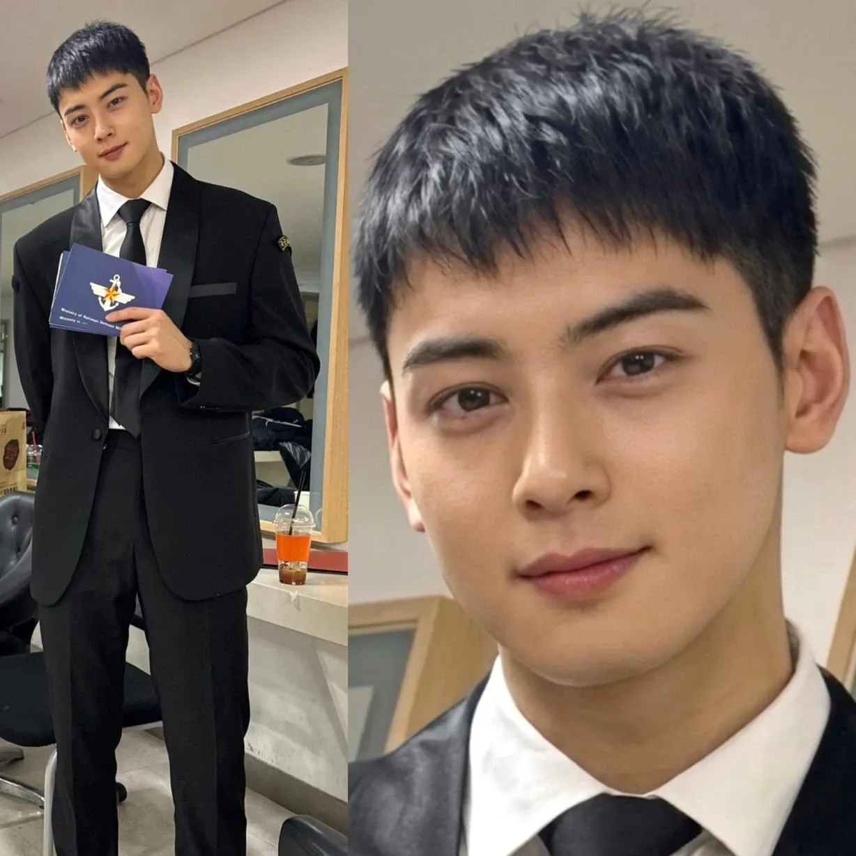 A moment captured by a fan of Cha Eunwoo