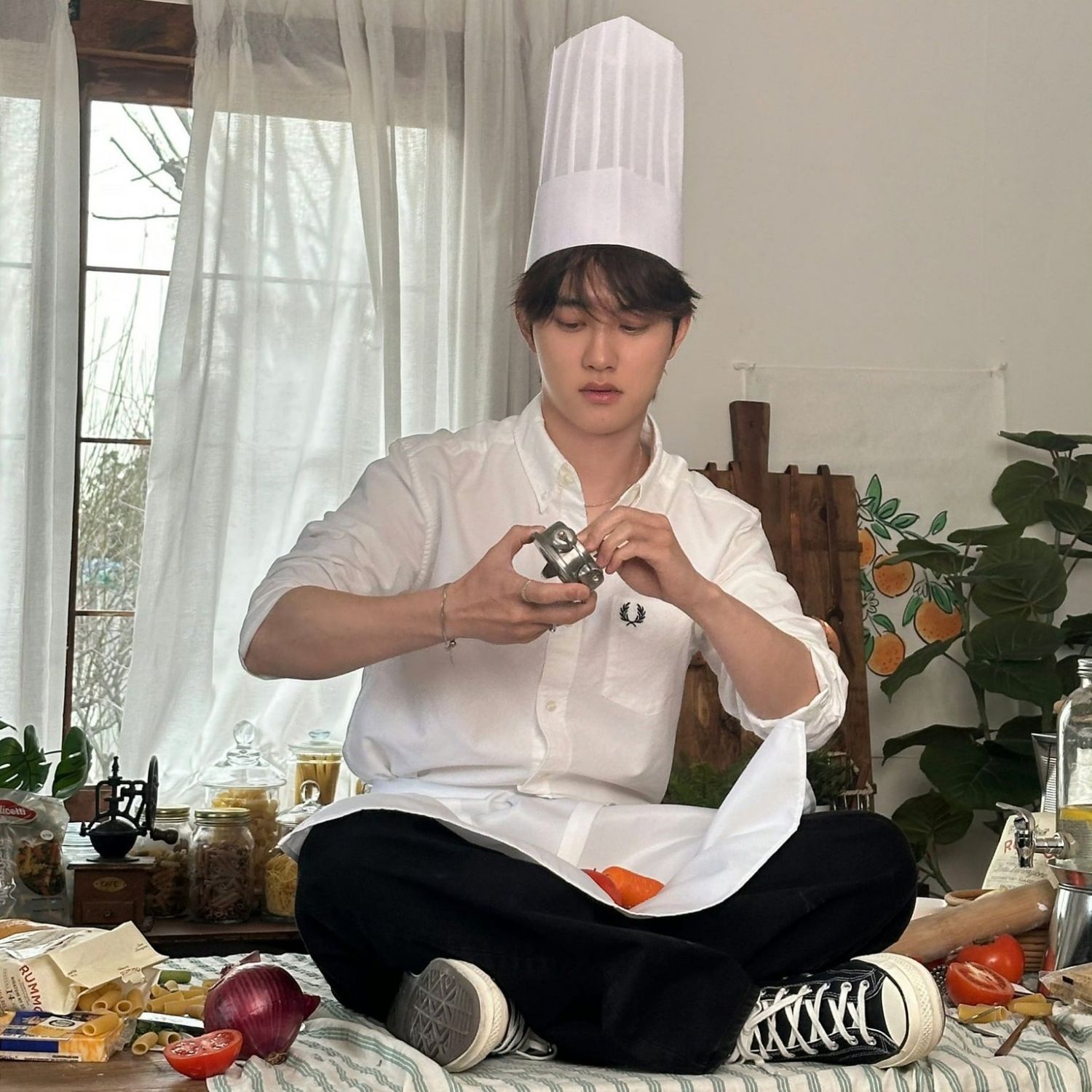 도경수 (디오)의 비하인드 컷