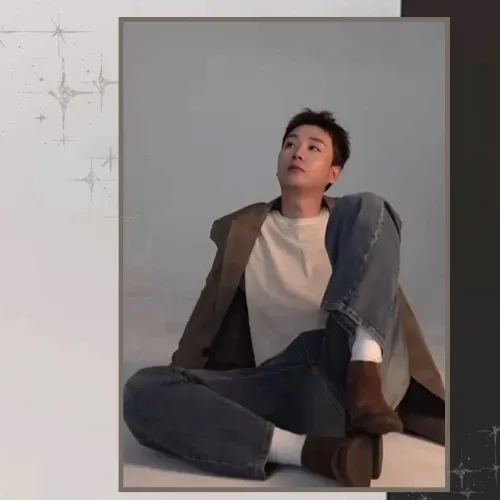 Behind-the-scenes cut of Song Minjun