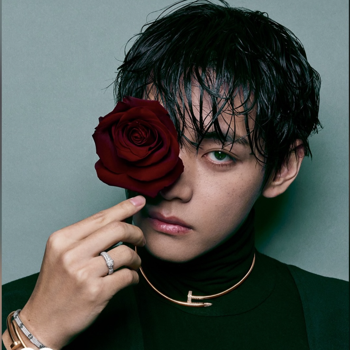 Recent activity shot of Kim Taehyung (V)