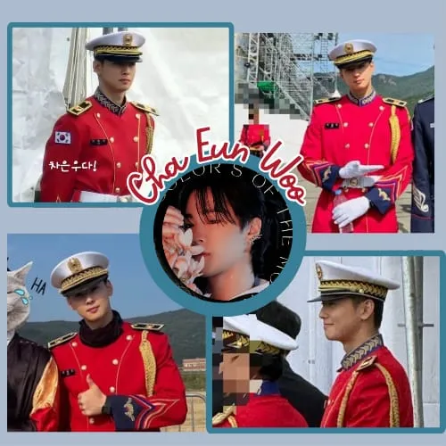A moment captured by a fan of Cha Eunwoo