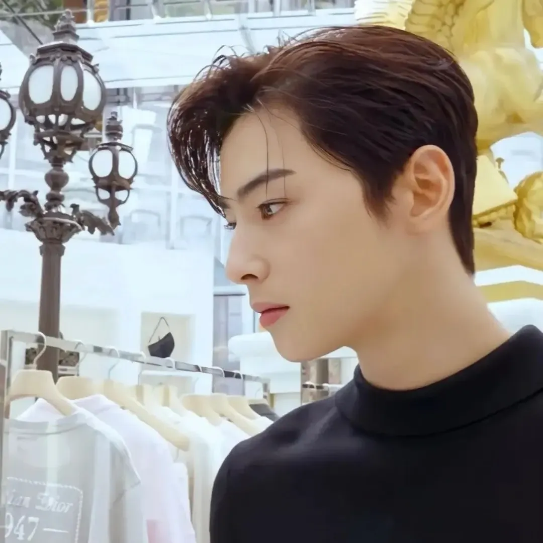 A moment captured by a fan of Cha Eunwoo
