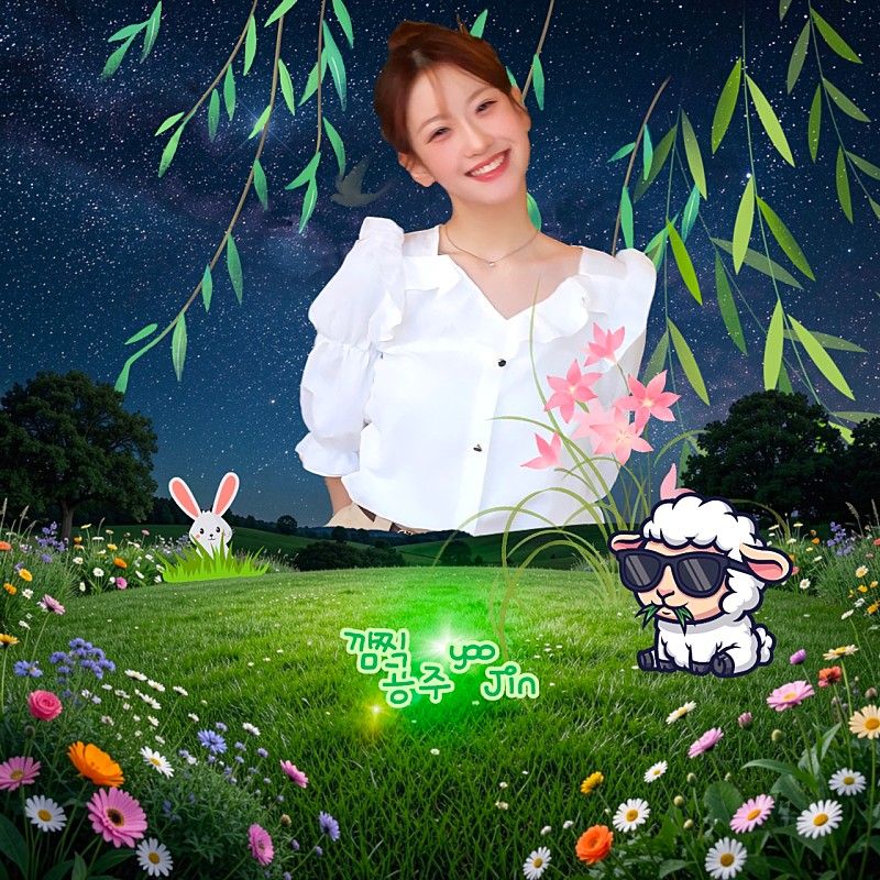 Behind-the-scenes cut of Oh Yujin