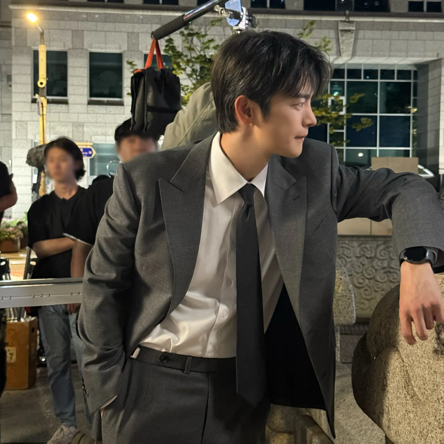 A moment captured by a fan of Seo Inguk