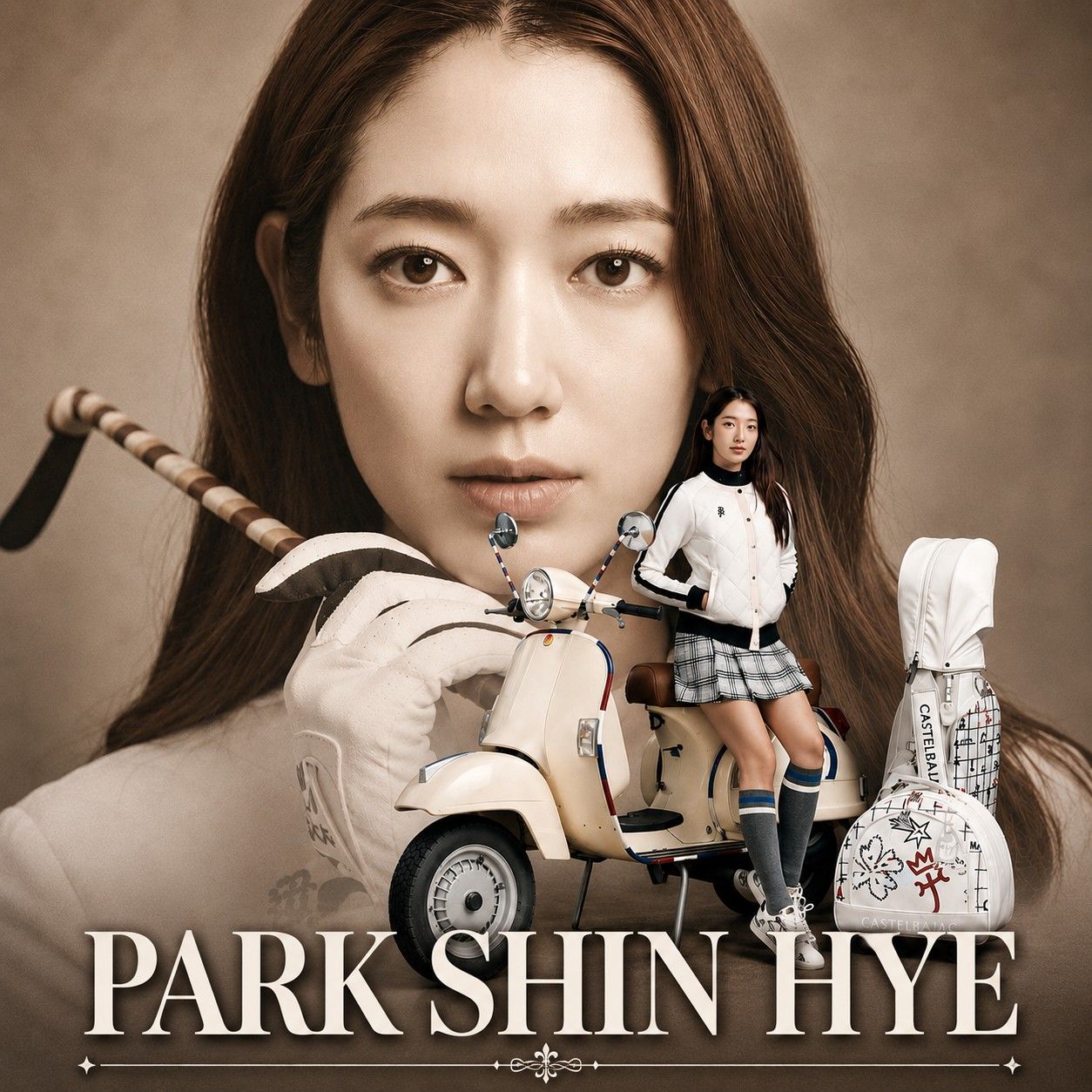 Behind-the-scenes cut of Park Shinhye