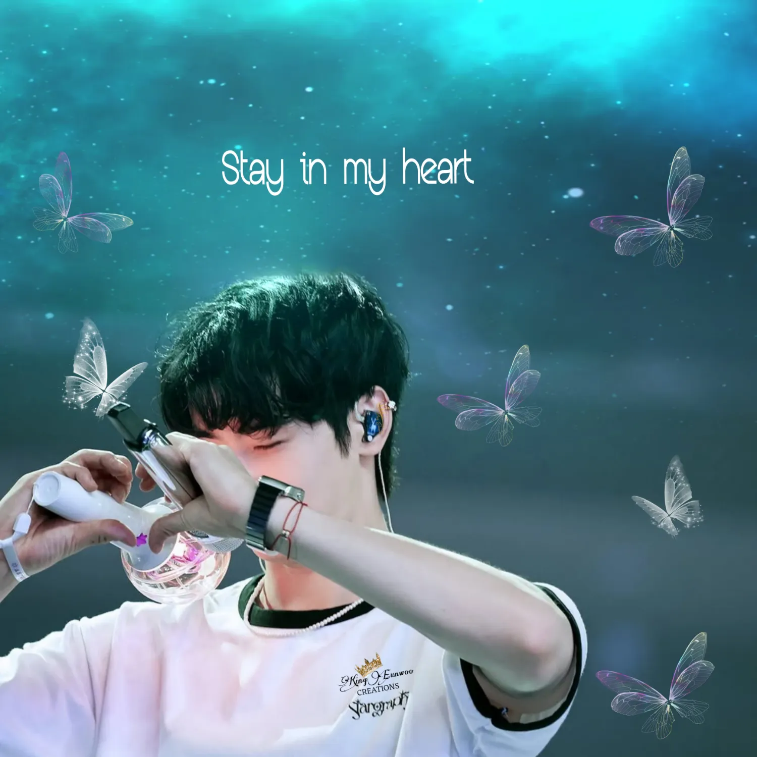 A moment captured by a fan of Cha Eunwoo