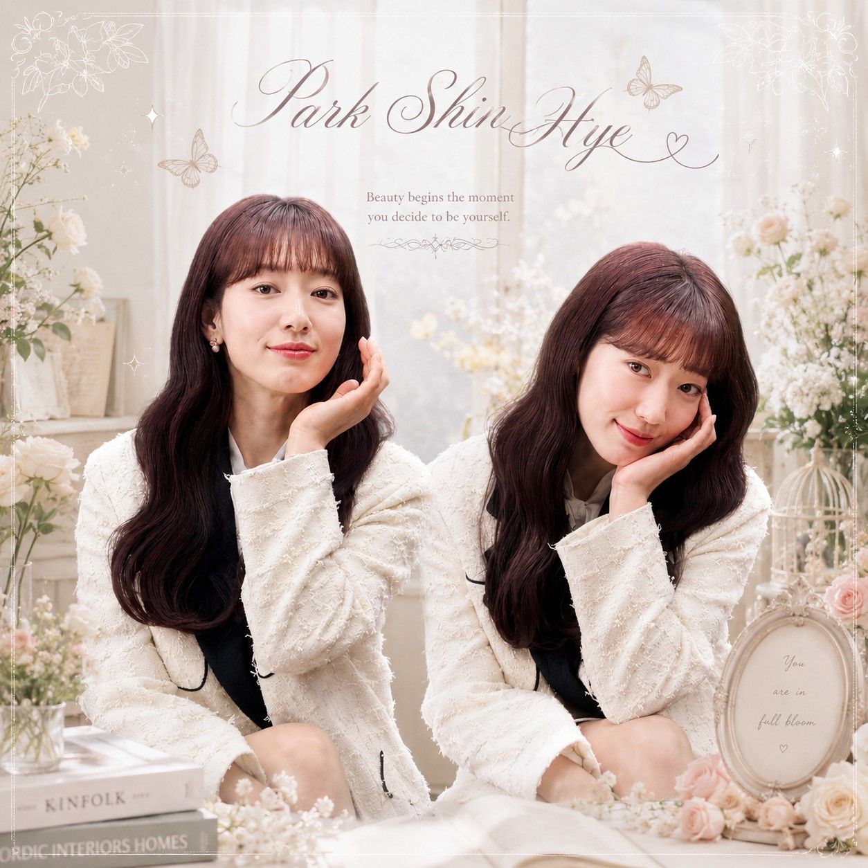 Behind-the-scenes cut of Park Shinhye