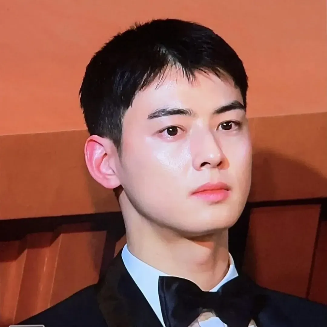 Behind-the-scenes cut of Cha Eunwoo