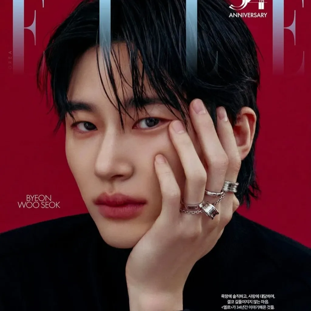 Behind-the-scenes cut of Byeon Wooseok