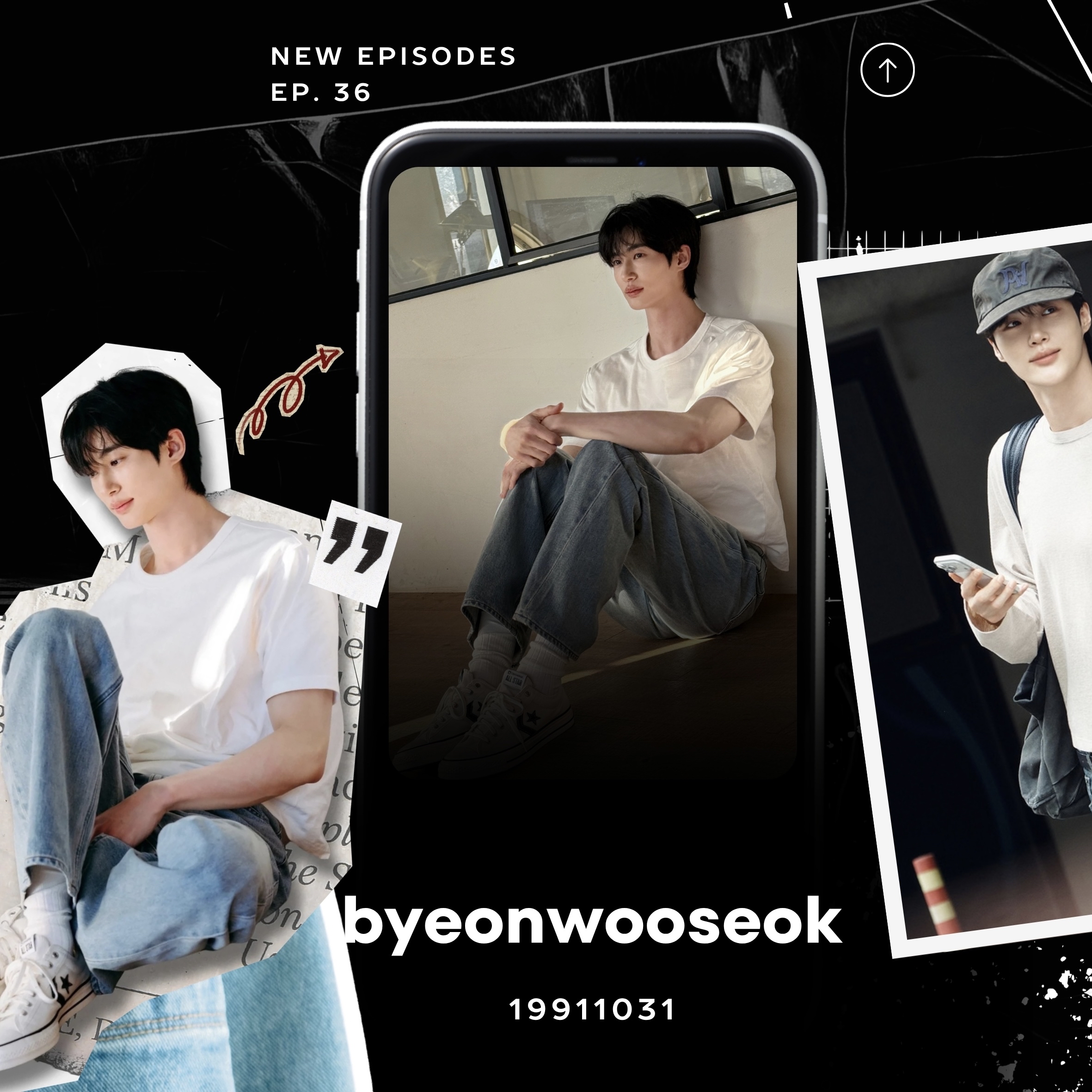 Recent activity shot of Byeon Wooseok